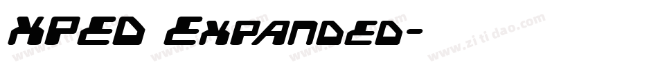 XPED Expanded字体转换